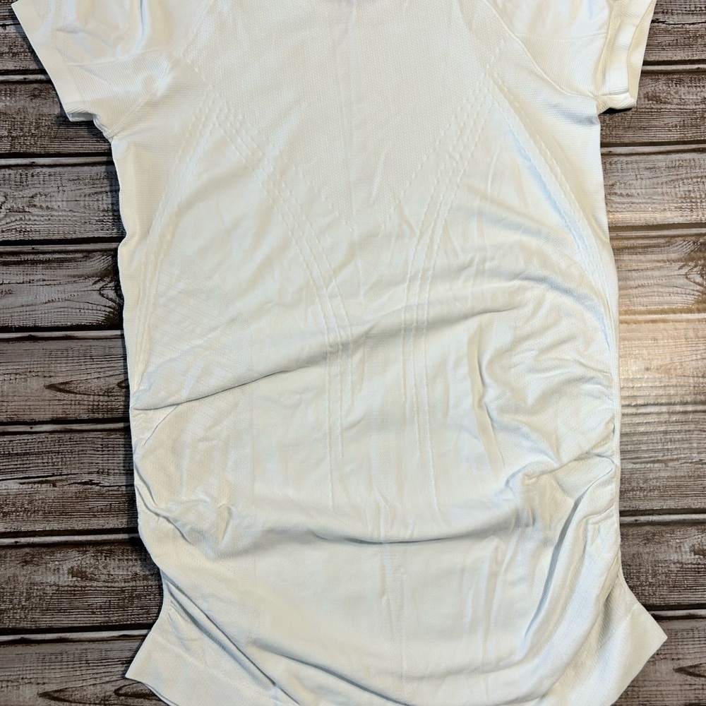 Athleta White Short Sleeve Tee - Picture 3 of 7